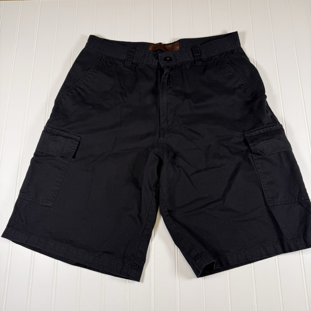 ROK Shorts Men 32 Black Casual Hiking Camping Fishing Cargo Summer Foraging